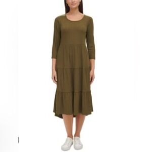 Tommy Hilfiger Women's Tiered A-Line Dress Size Large